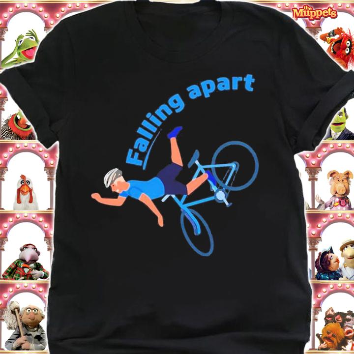 Falling Apart Biden Falling Off The Bike Shirt t-shirt