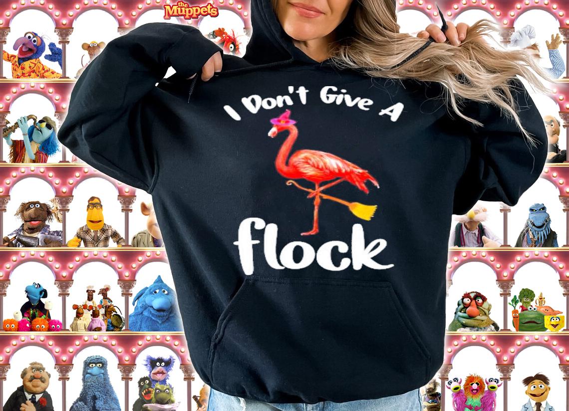 I Don't Give A Flock Pink Flamingo Witch Halloween Shirt t-shirt hoodie