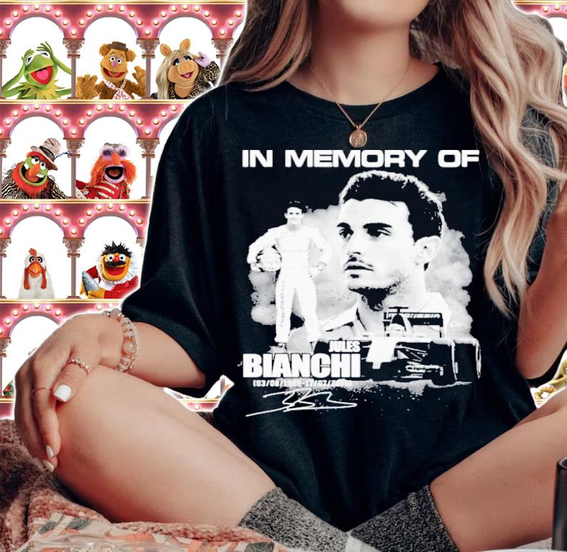In Memory Of Jules Bianchi 1989-2015 Signature Shirt t-shirt woman shirt