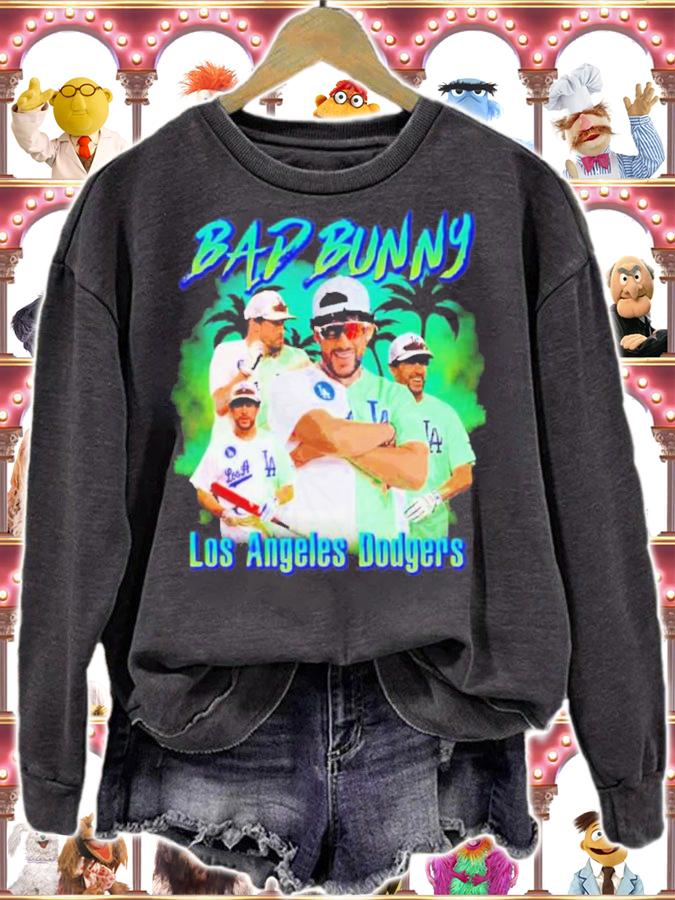 LA Los Angeles Dodgers Bad Bunny Dodgers Shirt t-shirt