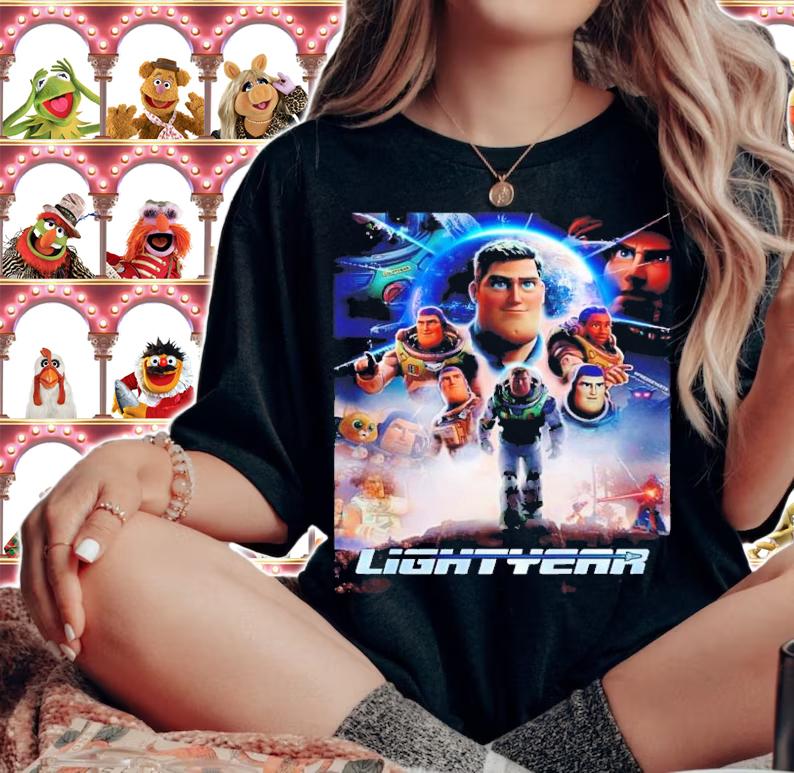 Lightyear Movie Poster Buzz Toy Story Lightyear Disney 2022 Shirt t-shirt
