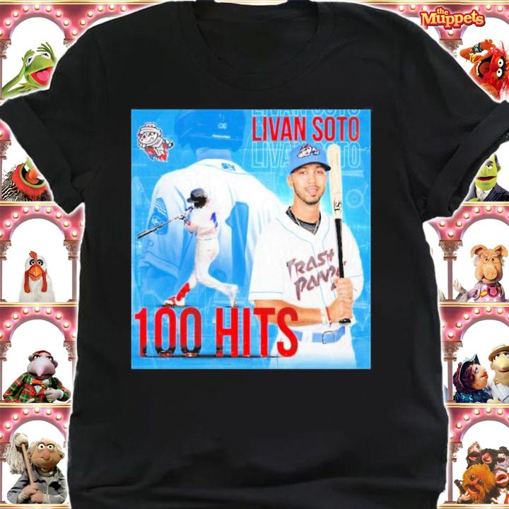 Livan Soto 100 Hits in Trash Panda Shirt t-shirt