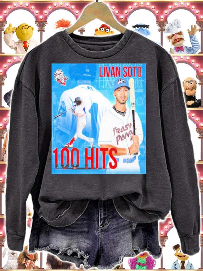 Livan Soto 100 Hits in Trash Panda Shirt t-shirt