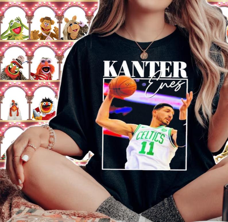 Portrait Art Enes Kanter Retro T-Shirt t-shirt