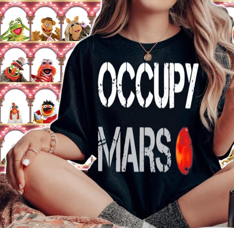 Occupy Mars Ellie In Space T-Shirt t-shirt