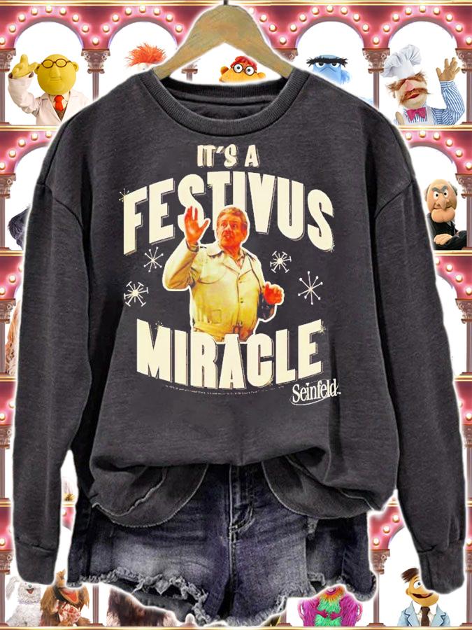 Seinfeld Festivus Frank It's A Festivus Miracle T-Shirt t-shirt sweatshirt