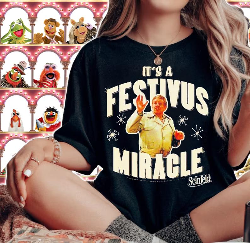 Seinfeld Festivus Frank It's A Festivus Miracle T-Shirt t-shirt woman shirt