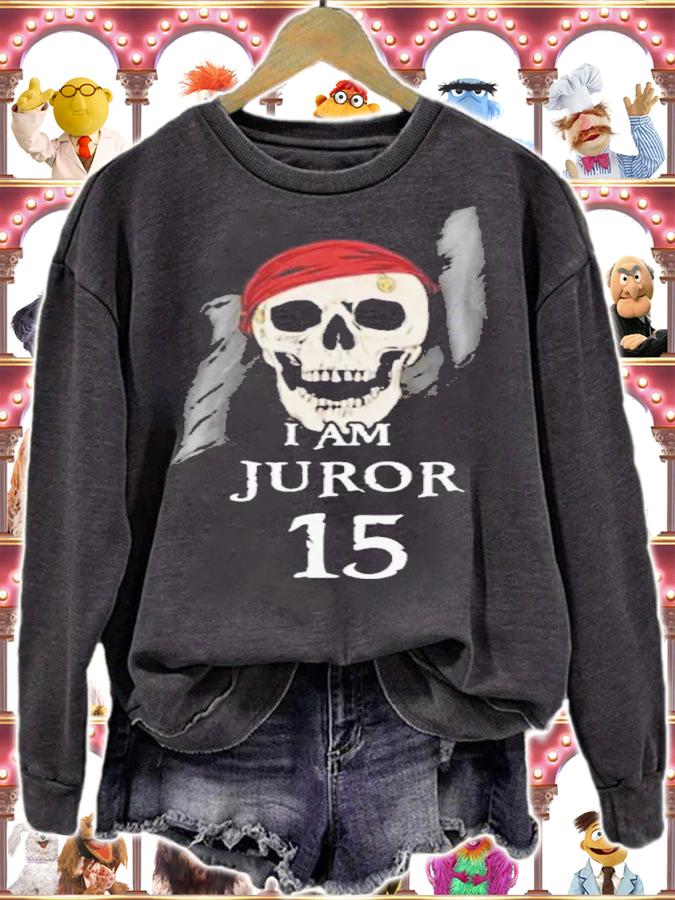Skull I Am Juror 15 Shirt t-shirt sweatshirt