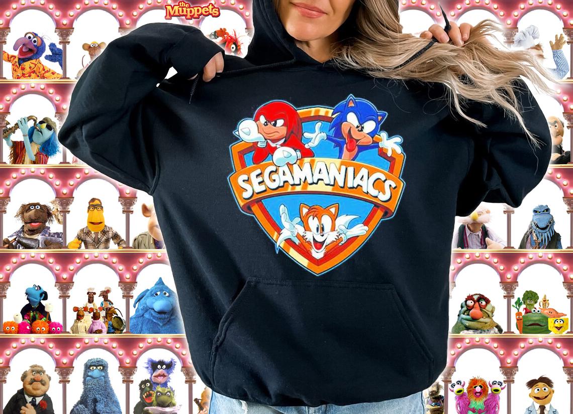 Sonic Sega Maniacs T-Shirt t-shirt hoodie