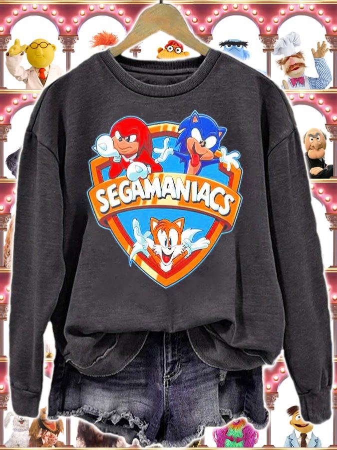 Sonic Sega Maniacs T-Shirt t-shirt sweatshirt