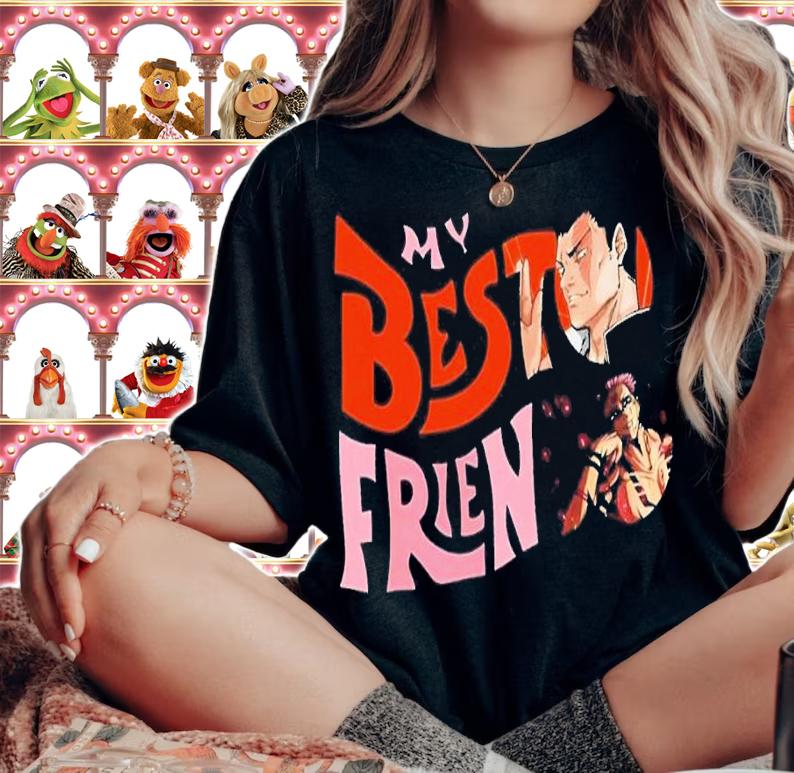 Vintage Jujutsu Besto Friendo shirt t-shirt woman shirt