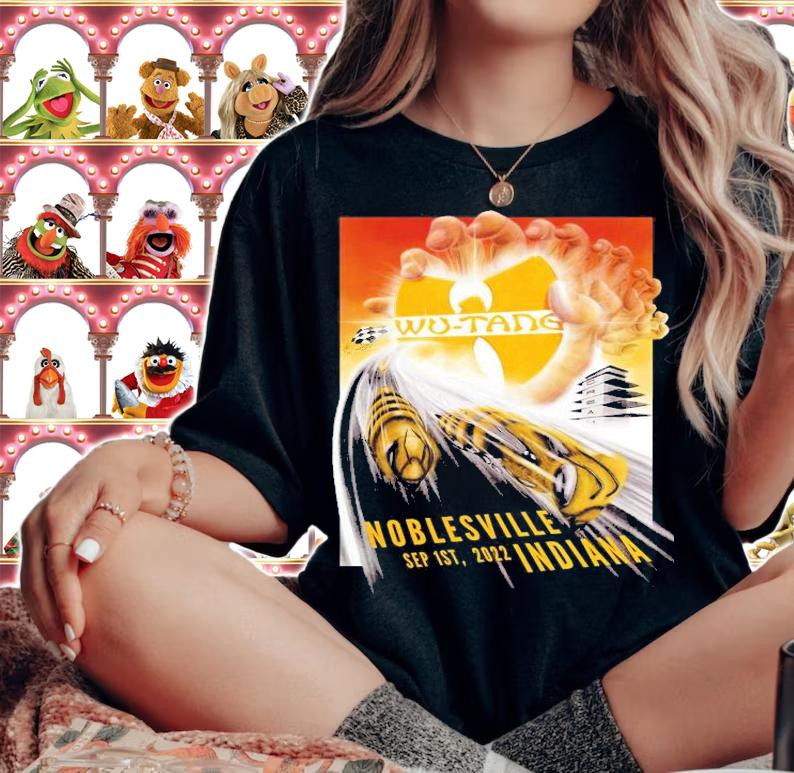 Wu Tang Clan Noblesville September 1 2022 Poster T-Shirt t-shirt woman shirt