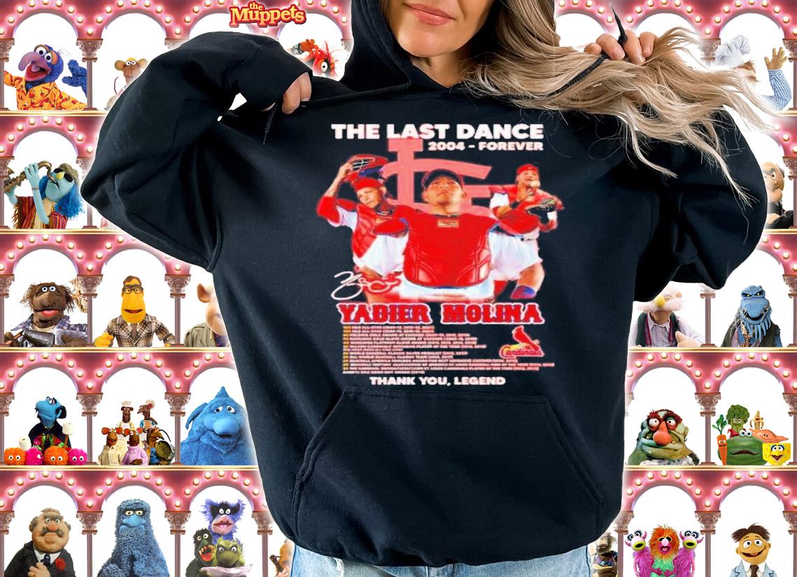 Thank You Legend Cardinals Yadier The Last Dance 2022 signatures Shirt t-shirt