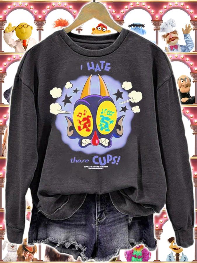 The Cuphead Show The Devil I Hate Those Cups T-Shirt t-shirt