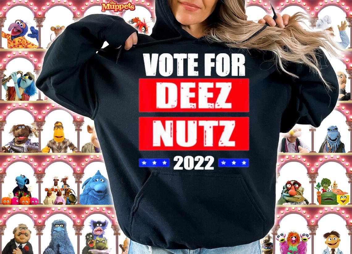 Vote For Deez Nutz 2022 President Biden Trump Retro USA Flag Shirt t-shirt