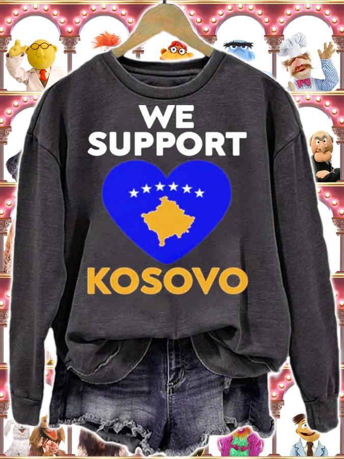 We Support Kosovo Pray For Kosovo Shirt t-shirt sweatshirt