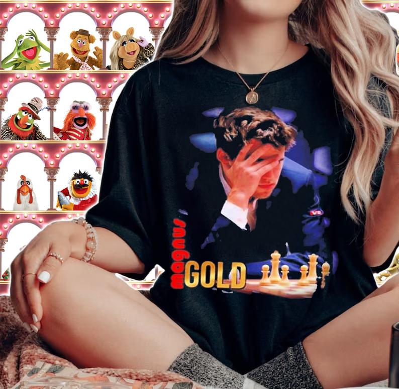 World Champion Chess Magnus Carlsen T-Shirt t-shirt woman shirt