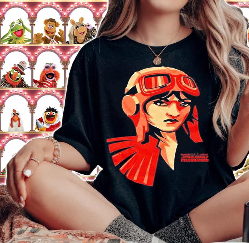 30 Star Wars Celebration Anaheim 2022 GroguS Bistro Tee Heather Antos Doctor Aphra T-Shirt t-shirt