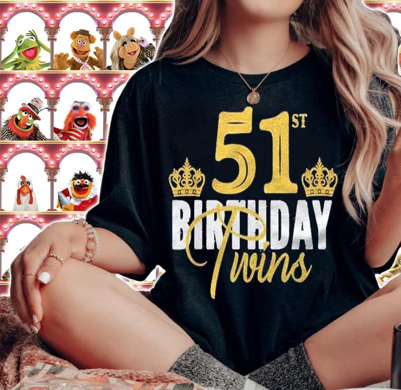 51St Birthday Twins 51 Years Old Twin Brother And Sister Shirt t-shirt woman shirt