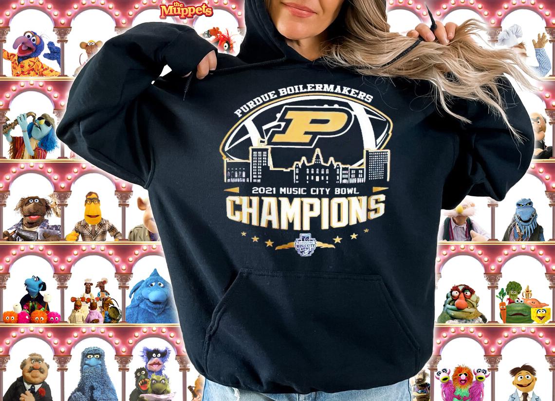 2021 Music City Bowl Champions NCAA Graphic Purdue Boilermakers shirt t-shirt