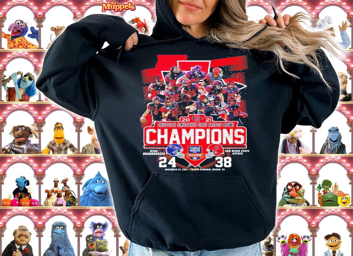 2021 Tropical Smoothie Cafe Frisco Bowl UTSA Roadrunners 24 Vs San Diego State Aztecs 38 Shirt t-shirt