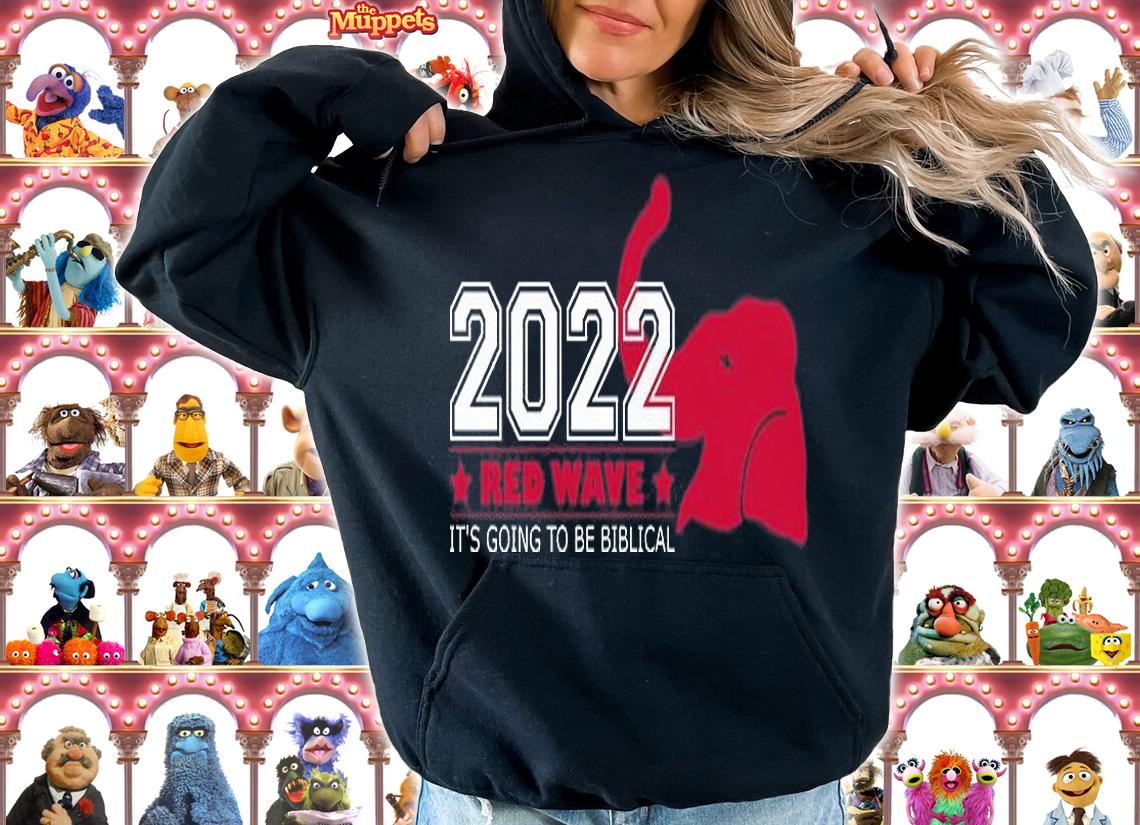 2022 Midterm Elections Red Wave Red Elephant USA T-Shirt t-shirt hoodie
