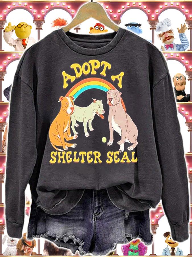 Adopt A Shelter Seal T-Shirt t-shirt