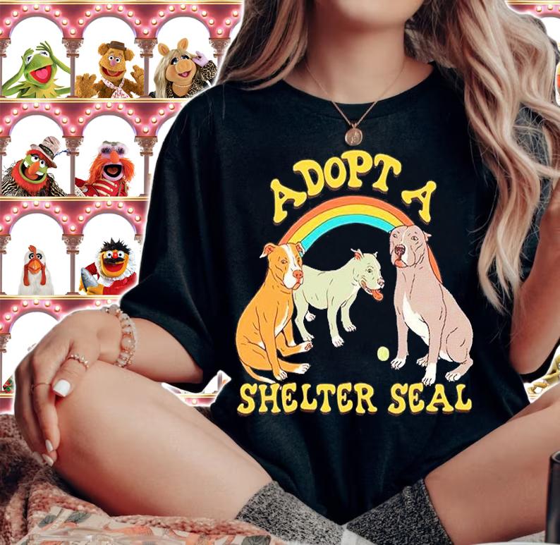 Adopt A Shelter Seal T-Shirt t-shirt