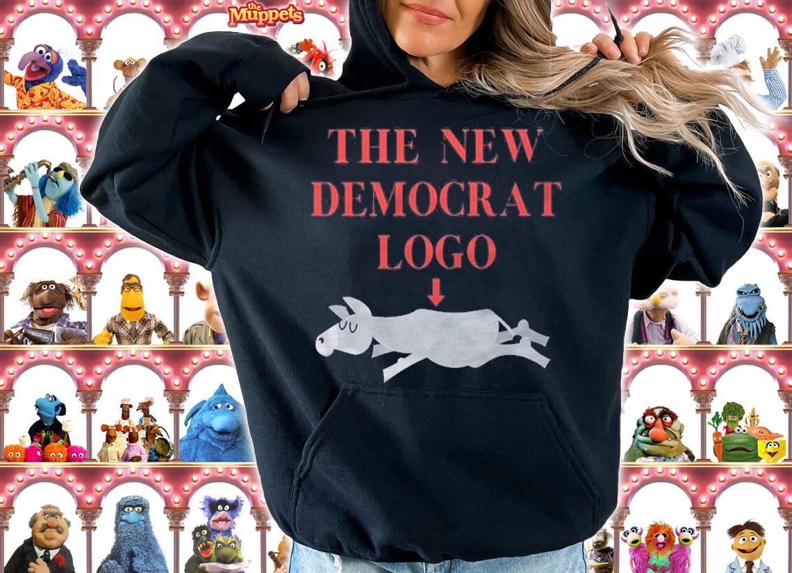 Anti Biden dead Donkey The New Democrats Logo Offensive Jokes T-Shirt t-shirt