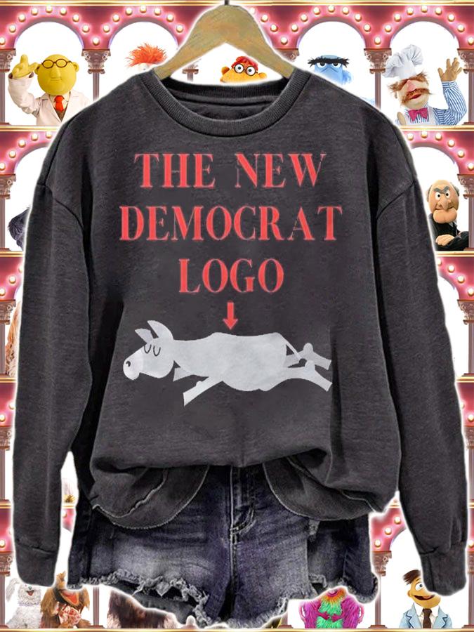 Anti Biden dead Donkey The New Democrats Logo Offensive Jokes T-Shirt t-shirt