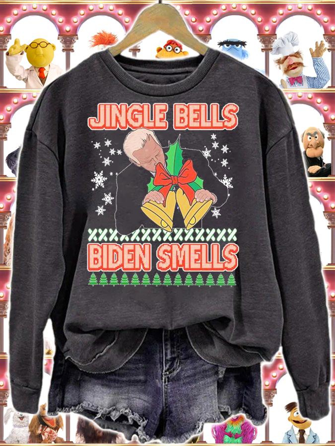Anti Biden Ugly Christmas Funny Republican Conservative Gift T-Shirt t-shirt sweatshirt