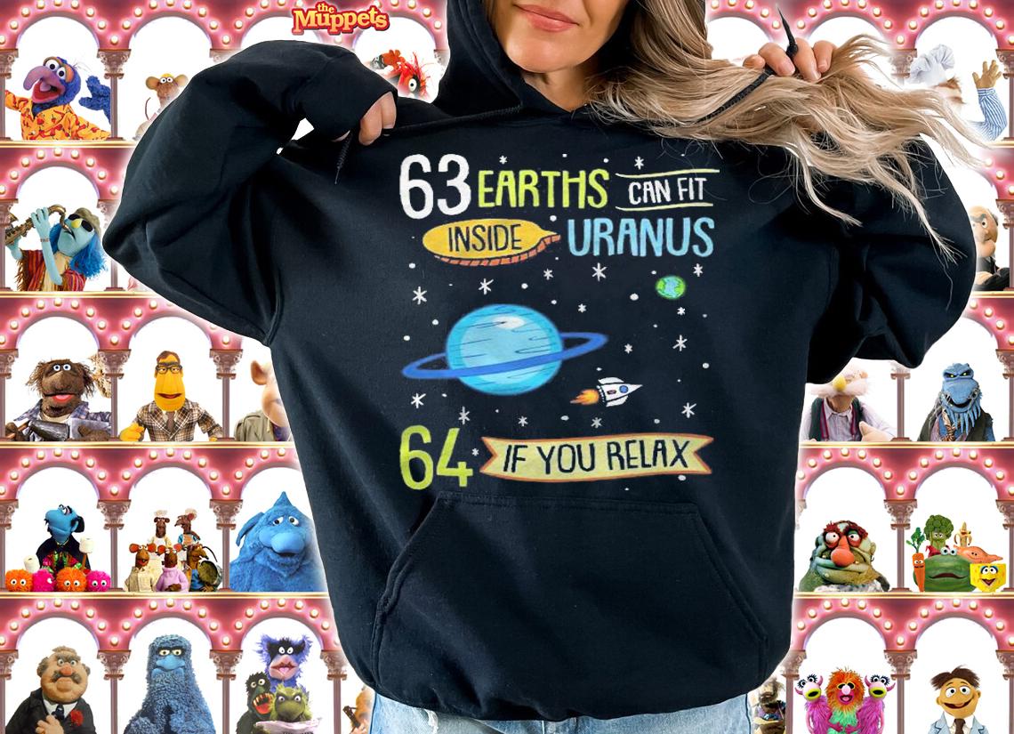 Astronomy 63 Earth Can Fit Inside Uranus Shirt t-shirt