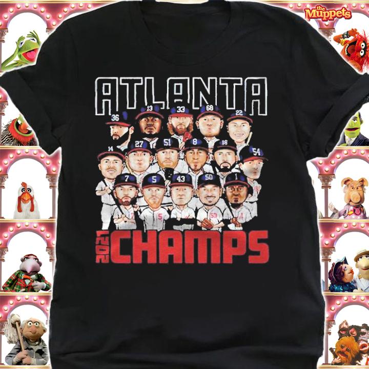 Atlanta Braves World Series Championships 2021 team T-shirt t-shirt shirt