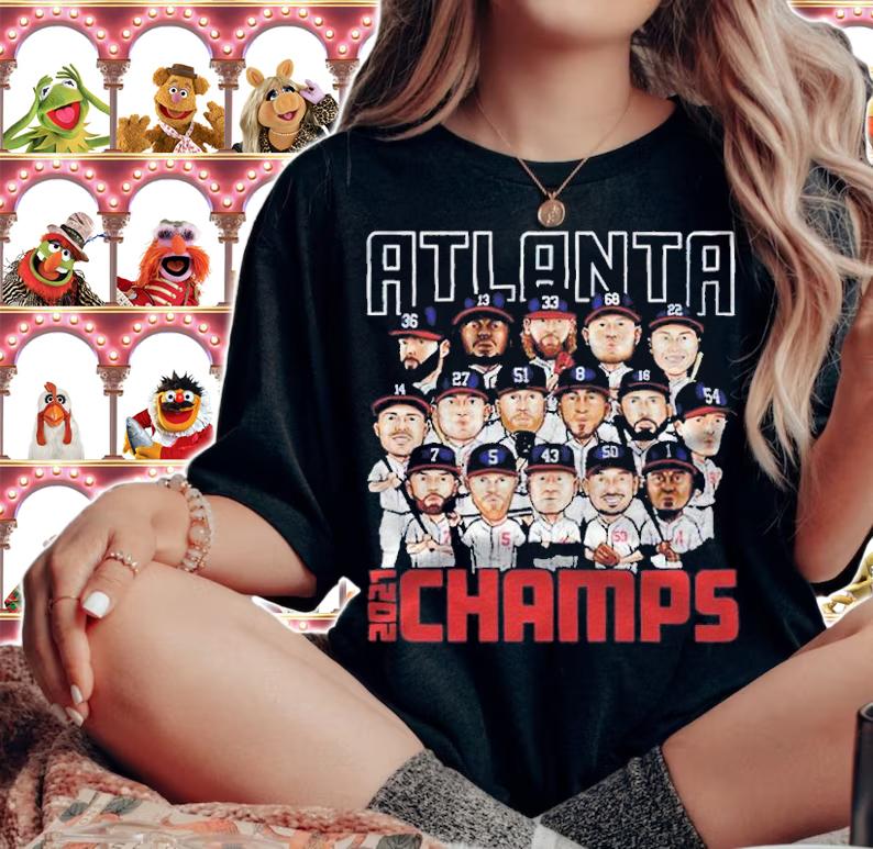 Atlanta Braves World Series Championships 2021 team T-shirt t-shirt woman shirt