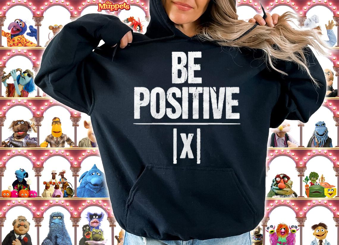 Avoid Negativity Math Be Positive Motivational Gift T-shirt t-shirt hoodie