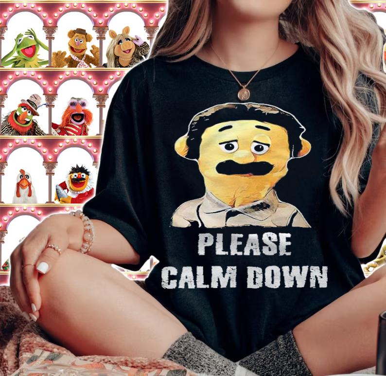 Awkward puppets please calm down shirt t-shirt woman shirt