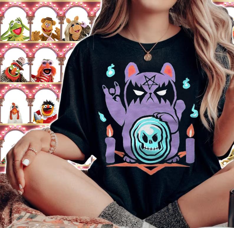 Bad Luck Satanic Cat Maneki Neko Shirt t-shirt woman shirt