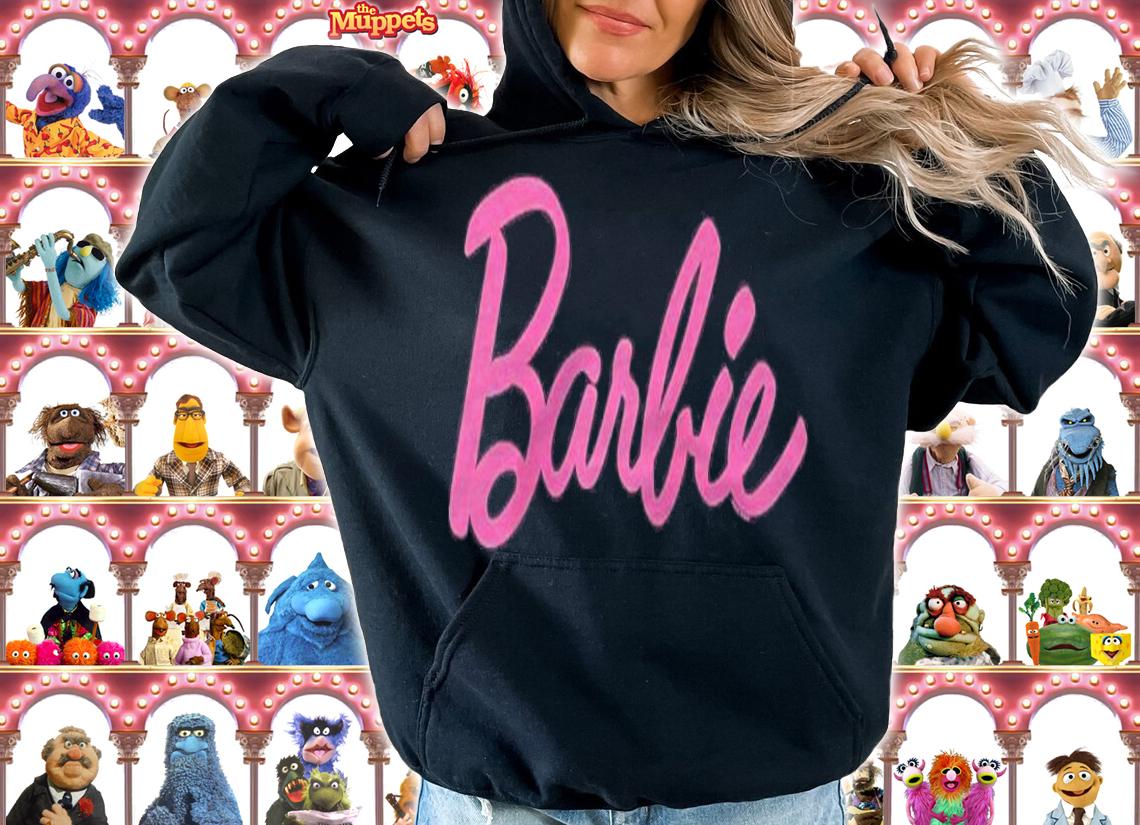 Barbie Classic Pink Logo Raglan Baseball t-shirt hoodie