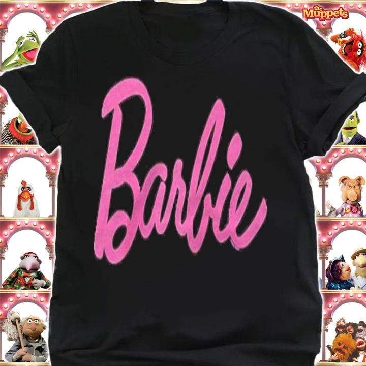 Barbie Classic Pink Logo Raglan Baseball t-shirt shirt