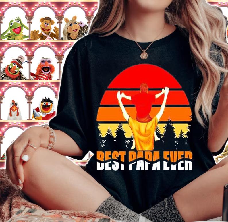Best Papa Ever Vintage T-Shirt t-shirt woman shirt
