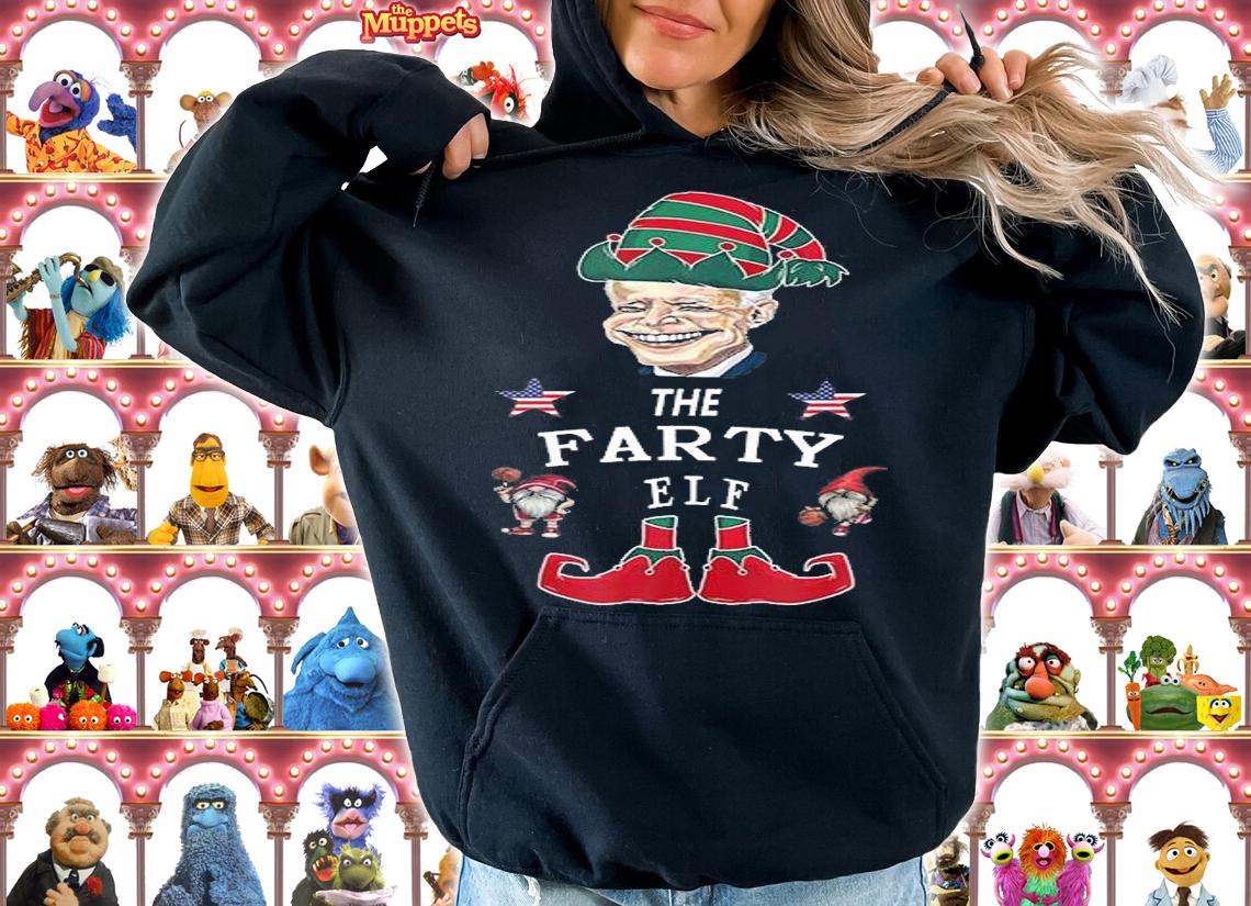 Biden Conservative Republican Christmas Humor The Farty T-Shirt t-shirt