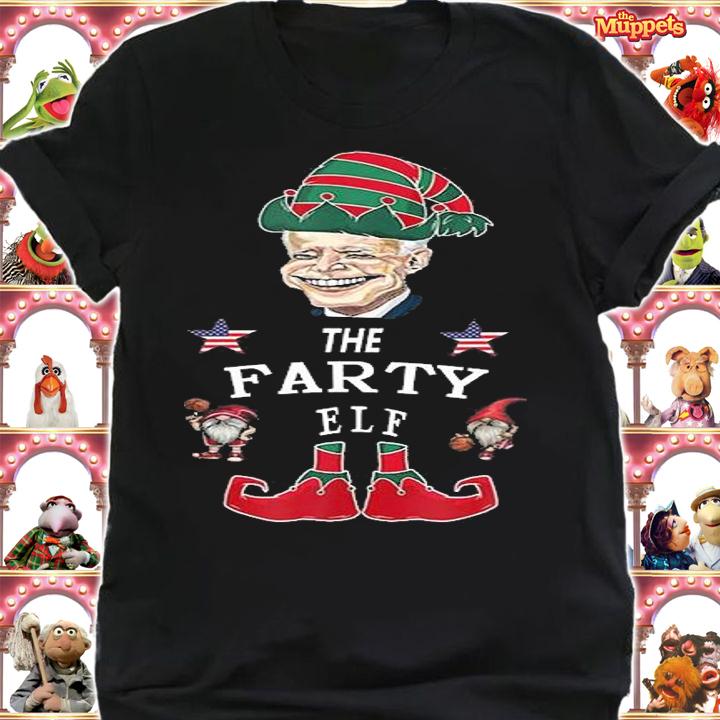 Biden Conservative Republican Christmas Humor The Farty T-Shirt t-shirt