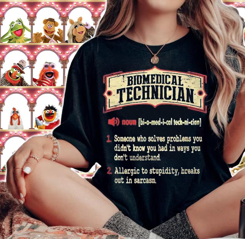 Biomedical Technician Dictionary Term Sarcastic Shirt t-shirt woman shirt
