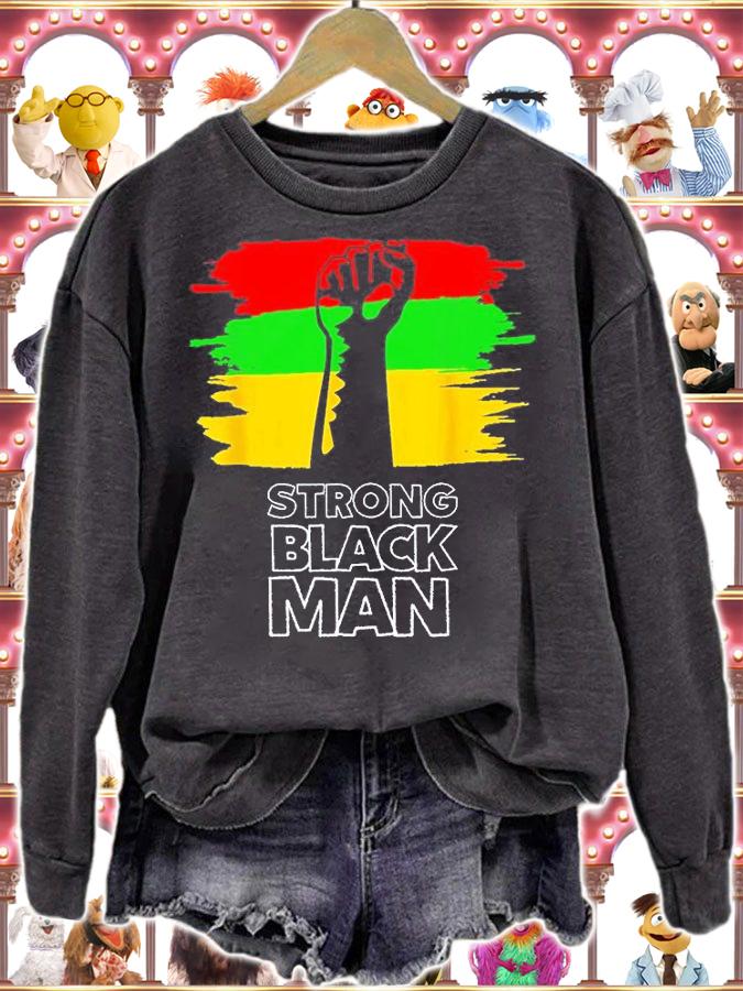 Black History Month Im A Strong Black Man T-Shirt t-shirt