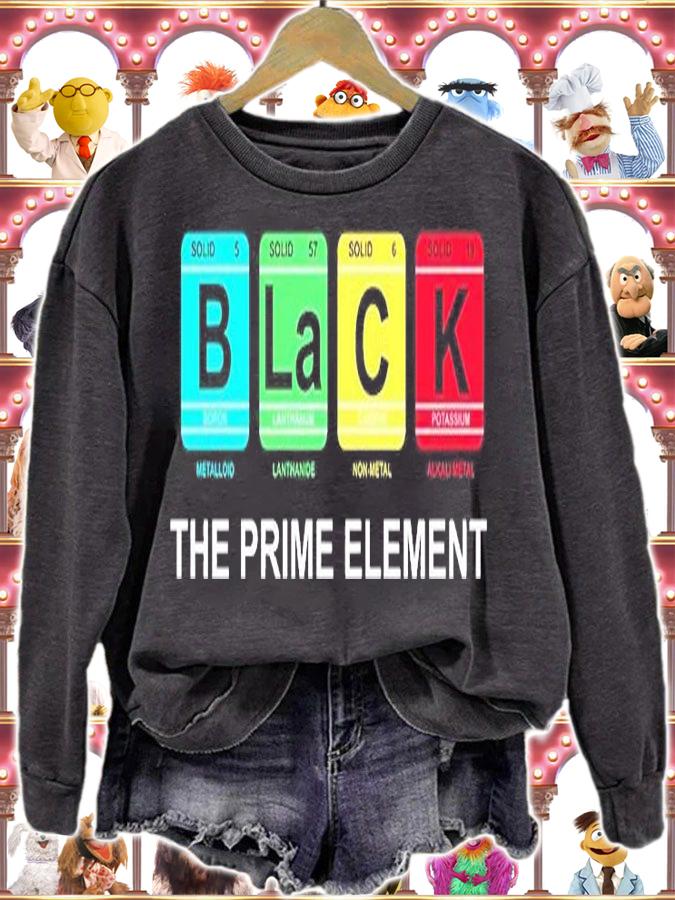Black The Prime Element T-Shirt t-shirt sweatshirt