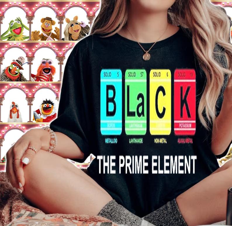 Black The Prime Element T-Shirt t-shirt woman shirt