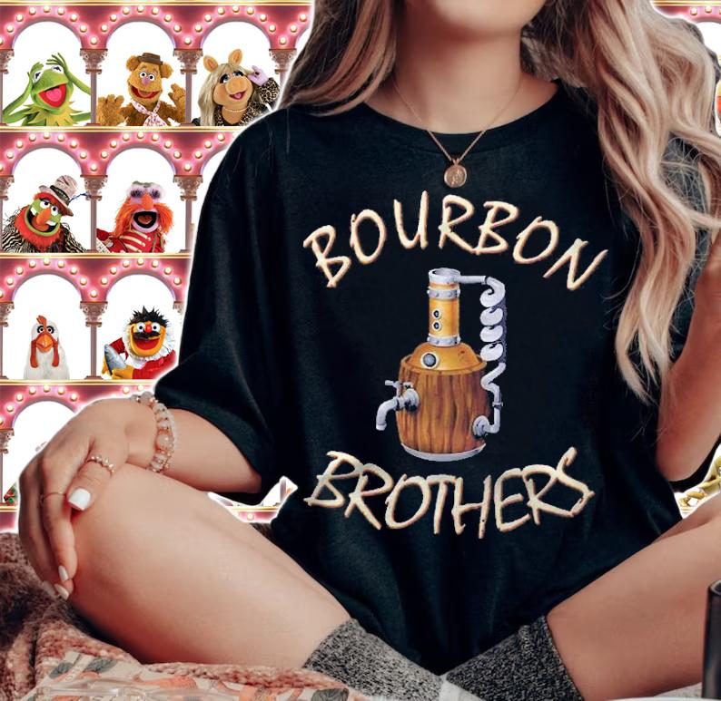 Bourbon Brothers Bourbon Lover Drinking Shirt t-shirt woman shirt