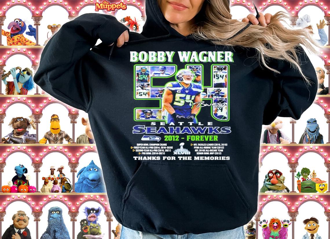 Bobby Wagner Seattle Seahawks 2012-Forever Super Bowl Champion Signatures Thank You For The Memories Shirt t-shirt