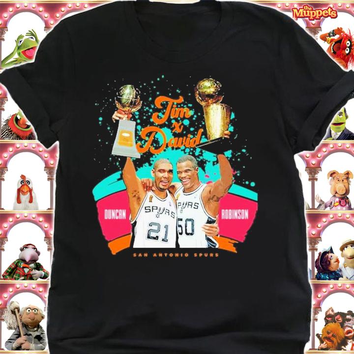 Duncan X Robinson San Antonio Spurs Basketball Shirt t-shirt