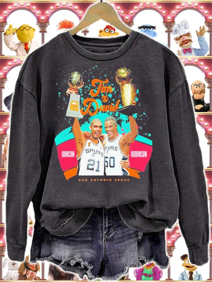 Duncan X Robinson San Antonio Spurs Basketball Shirt t-shirt
